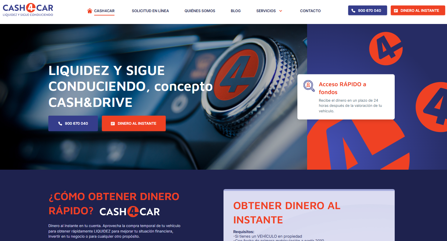 cash4car prestamos por coche